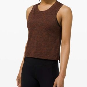 Lululemon Train to Be Tank *CamoDot Camo Dark Terracotta / Black